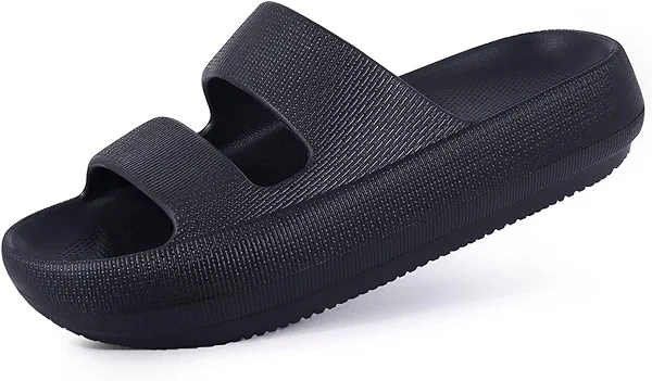 shevalues Orthopedic Slide Sandals for Women with Arch Support Pillow Soft Recovery Slip on Sandals Lightweight Summer Cloud Slippers for Plantar Fasciitis