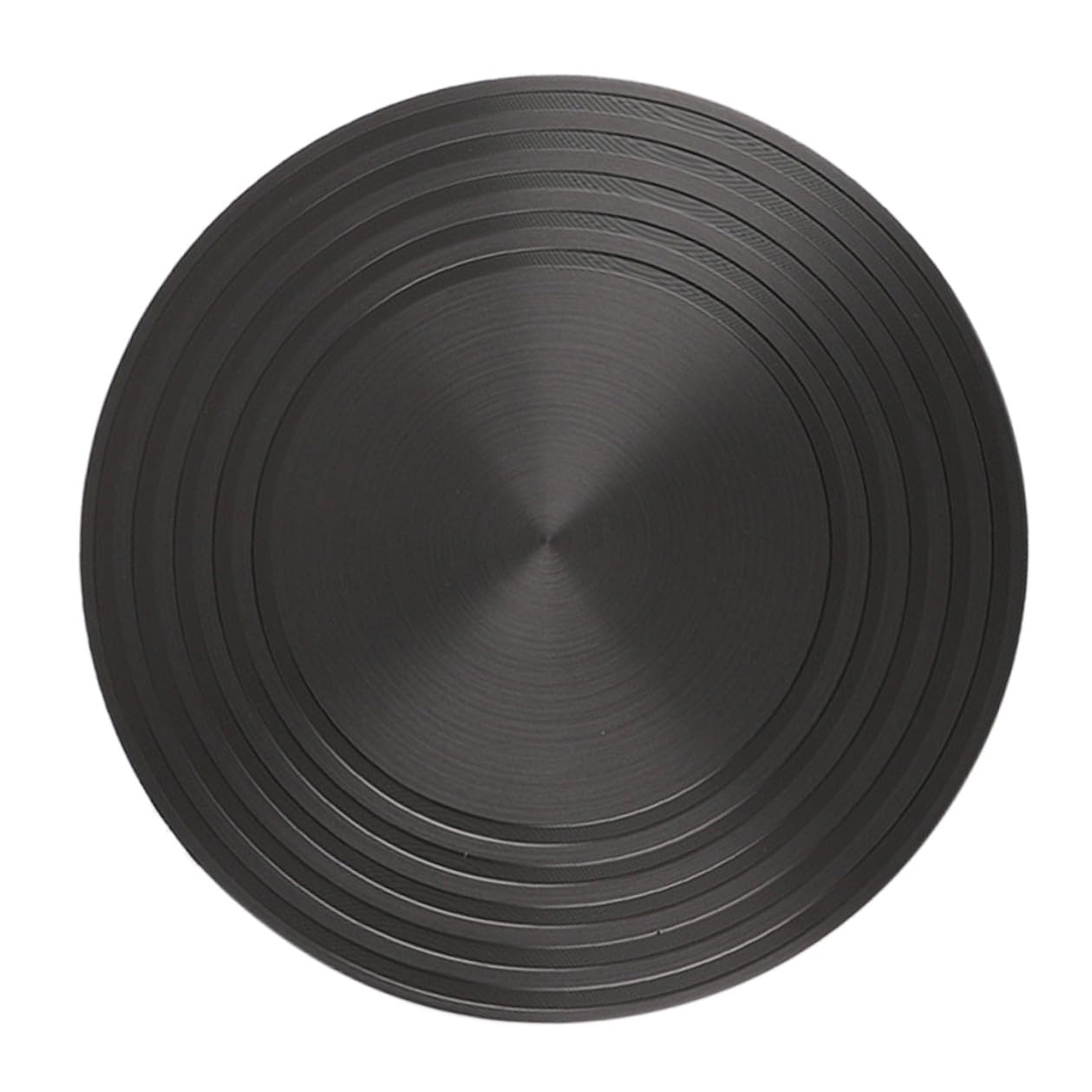 VICASKY Diffusore di Calore per Fornello Gas 28cm in Alluminio Nero Piastra Rotonda Antiscottatura e Sbrinamento per Cucina Domestica