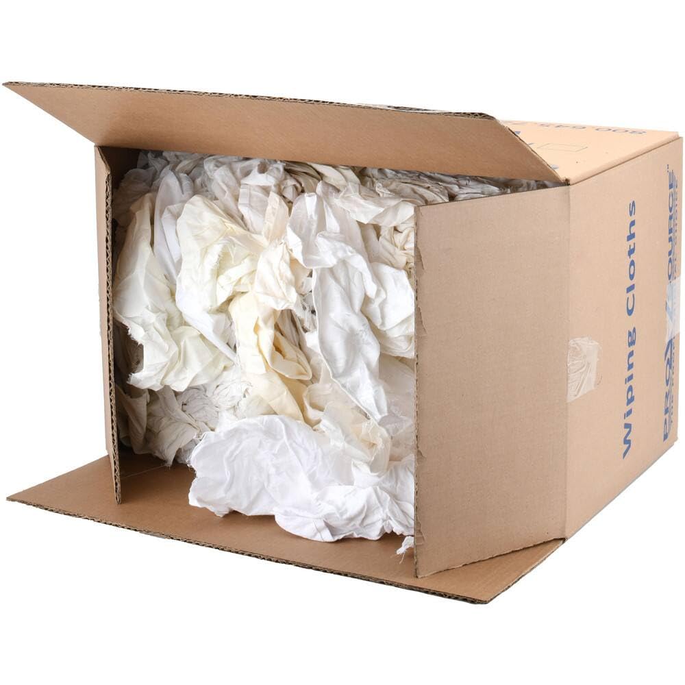 Amazon.com: PRO SOURCE 25 Lb Box Reclaimed White Cotton Sheeting