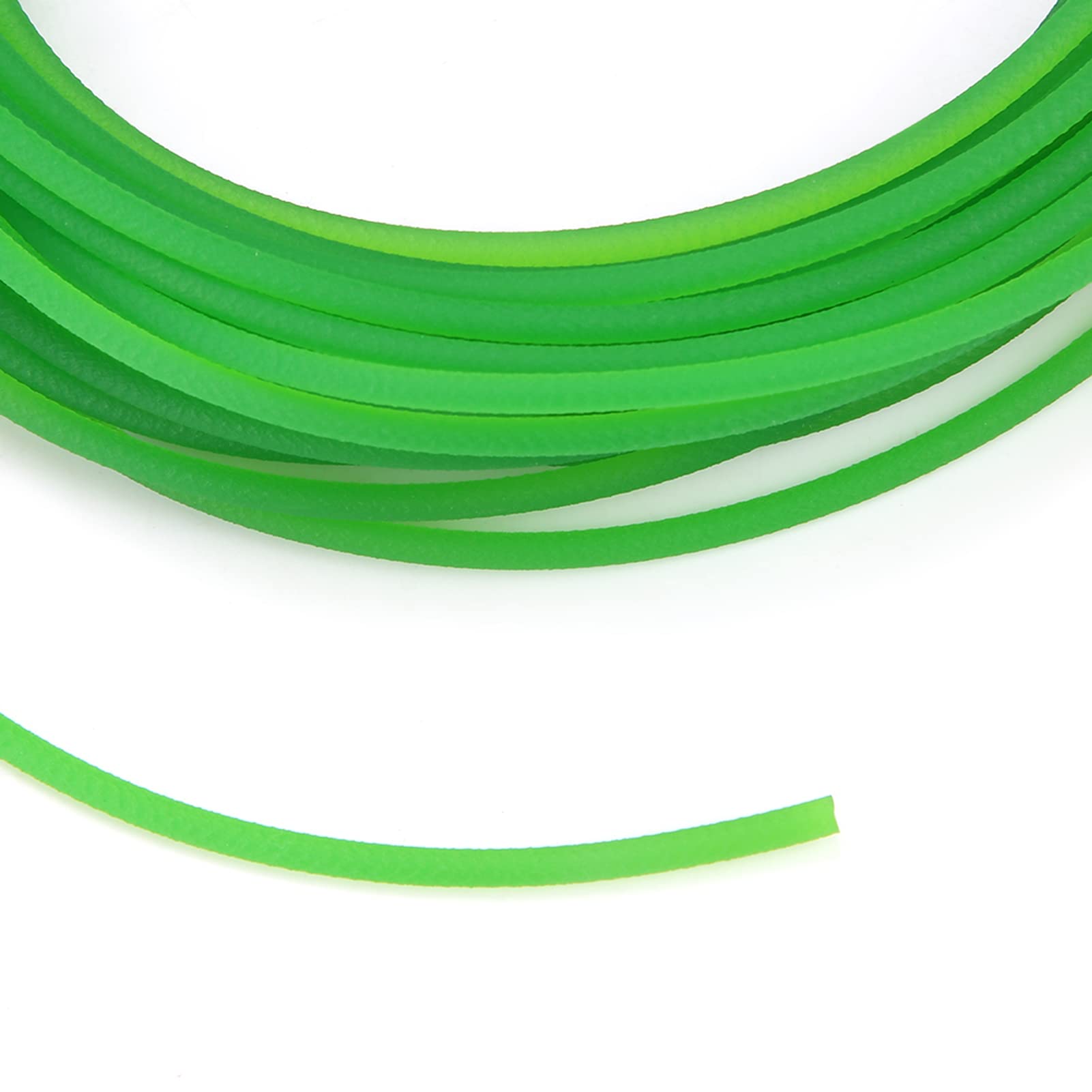 Correa de Poliuretano Redonda Rugosa Verde 3mm x 10m para Transmisión de Accionamiento