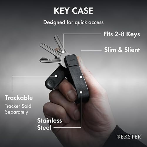 Miniatura 2 de Ekster Estuche para llaves Llavero organizador inteligente Llavero compacto con buscador de llaves y bucle para llaves de coche Llavero para
