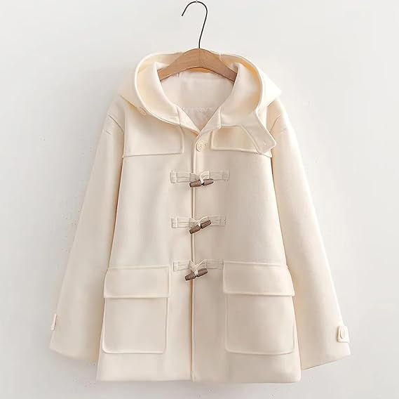【ゆきほ♡全品タイムSALE中♡様】専用！ダッフルコート SHORT WHITE 61Habt84f6L._AC_SX569_.jpg