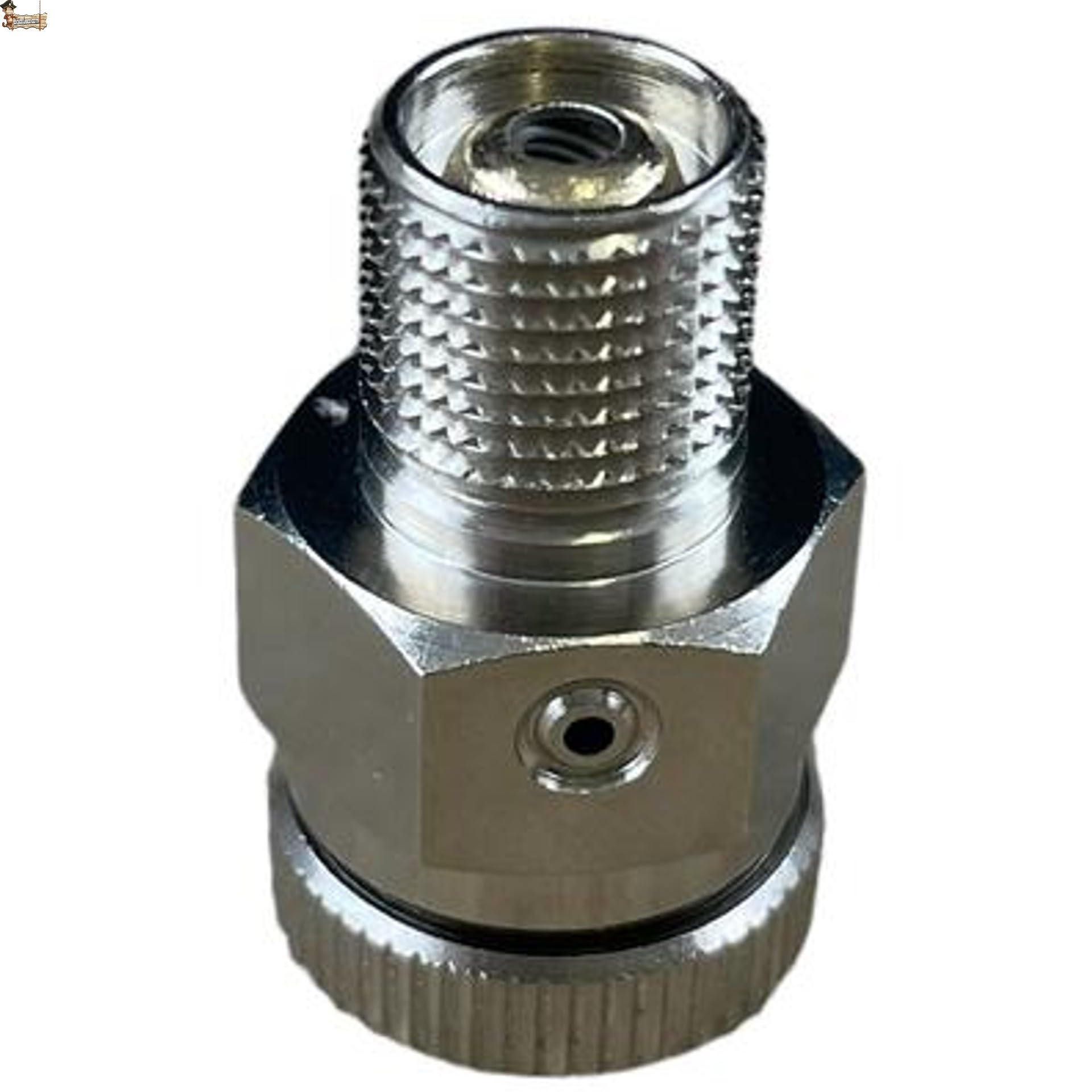 BricoLoco.com Spurgo automatico radiatore riscaldamento. Chiave di spurgo per radiatore con valvola di uscita con tappo cieco senza vite, essendo automatica. Filettatura maschio 1/8". (10)