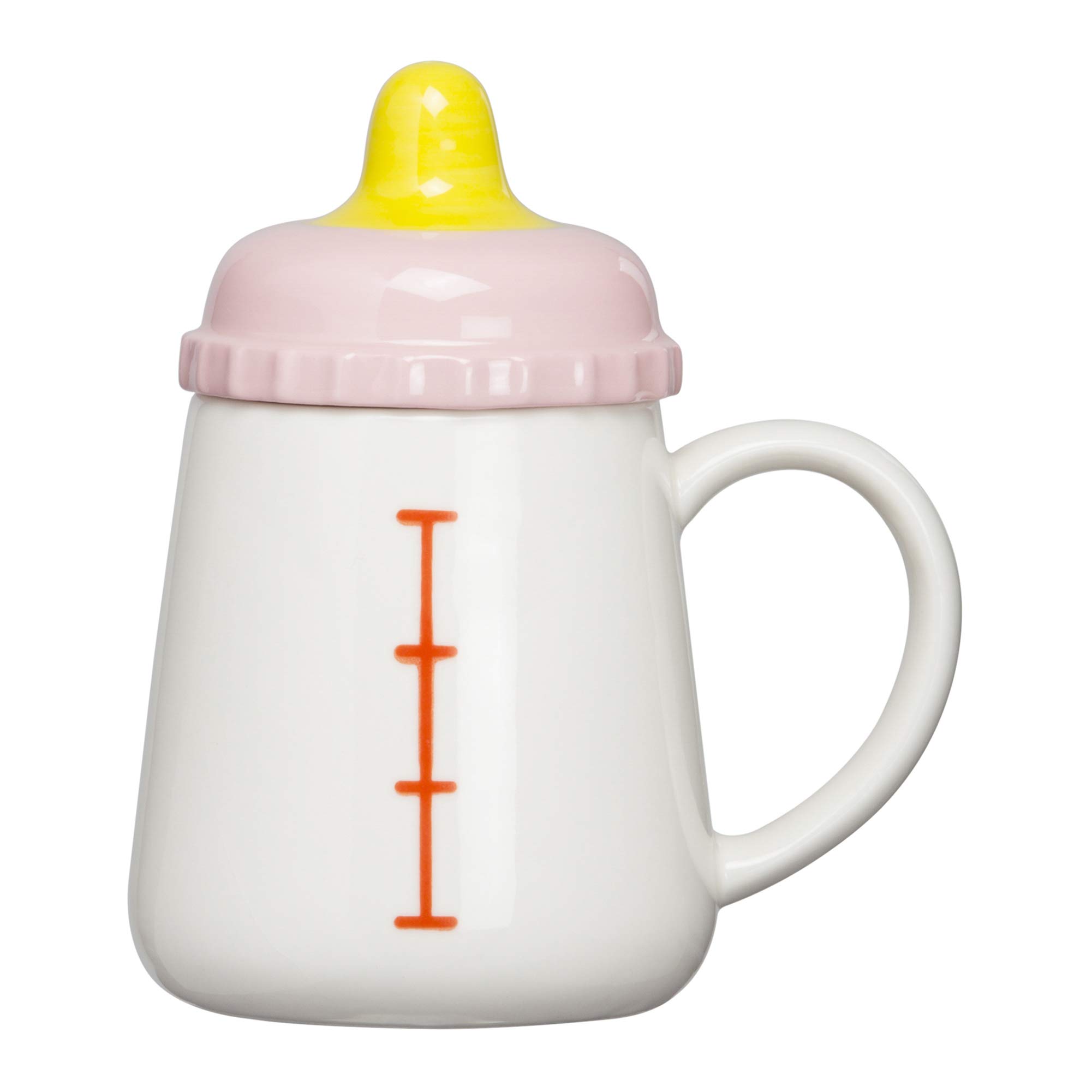 Amazon.co.jp: サンアート おもしろ食器 「 哺乳瓶? 」 マグカップ 白