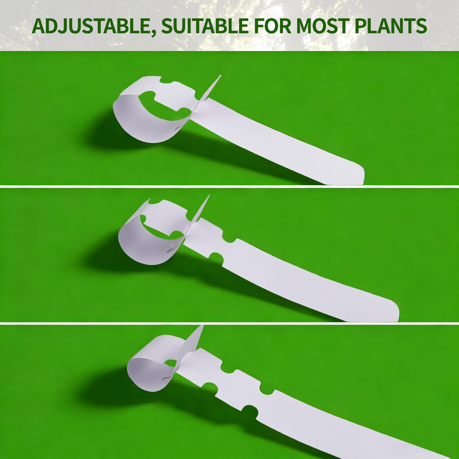400 Piezas Etiquetas Plantas de Plástico, Colgantes Etiqueta Jardinería Impermeables, Etiqueta Jardinería Impermeables, 21 * 2 cm, para Jardín, para Guardería y Huerto, Blanco