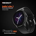 Fire-Boltt Phoenix Round Smart Watch 1.38" HD Display with Bluetooth Calling, SpO2 & Heart Rate Monitor, 120+ Sports Modes, IP67 Waterproof, Fitness Tracker Smartwatch for Men & Women - Black gallery image
