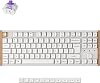 Keychron K8 HE TKL Keyboard Wireless Bluetooth 2.4G Wired, Hot Swappable Hall Effect Magnetic Linear Switch with QMK/Launcher Aluminum+Wood Frame Rapid Trigger for Mac Windows Linux - White UK Layout