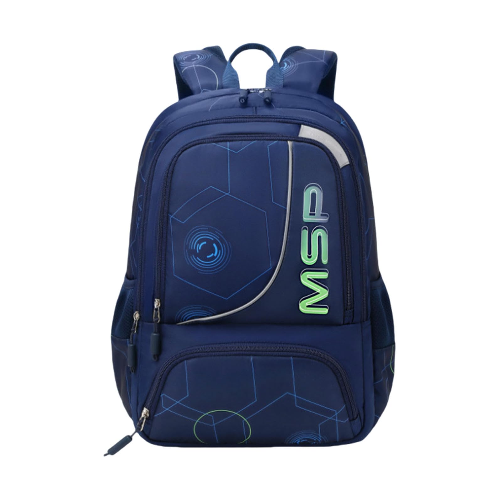 YIRONER School Bag Large Capacity Schoolbag For Junior High Students, Backpack Boys And Primary Students -blue