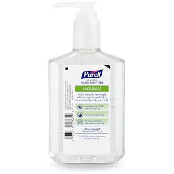 Purell Naturals Hand Sanitizer Gel, Pump Bottle 12ct x 8fl oz - 9626-12-CMR