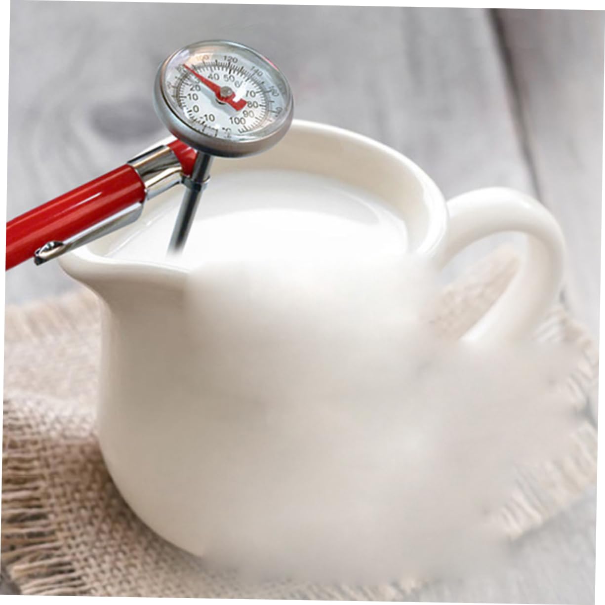 CIYODO Stainless Steel Food Thermometer Accurate Meat Milk Thermometer for Kitchen Use Design with Fast Readings for Cooking Grilling and Daily Food Preparation