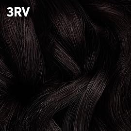 COLORCHARM Permanent Liquid Hair Color for Gray Coverage| 3RV Black Cherry | 1.4 Fl Oz