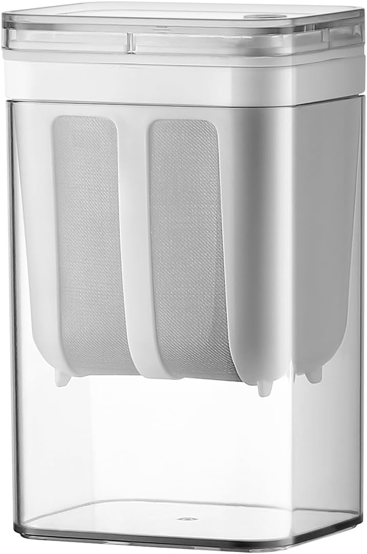 Meterga 水切りヨーグルト 【2024年新モデル】 水切り容器 ヨーグルト用 水切り器 ヨーグルトポット 濃厚水切りヨーグルト キッチン用品 水切りヨーグルトが簡単につくれる専用容器