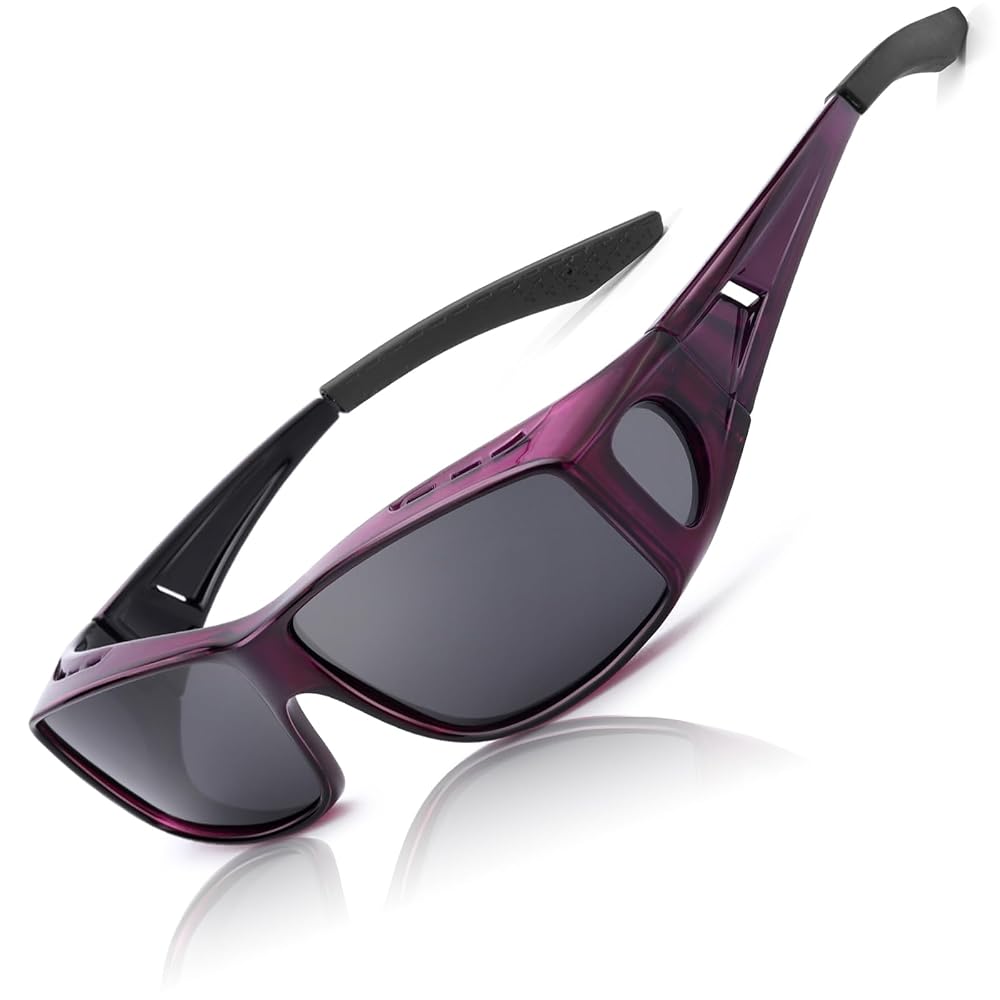 Lunettes De Soleil à Enfiler Wedo - Verres Polarisants - Protection UV 100% - Pour Porteurs De Lunettes