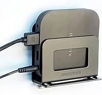 Vista 1 de Monzlteck Soporte de pared ajustable para dispositivos pequeños para Apple TV, ROKU, router, módem y otros reproductores multimedia