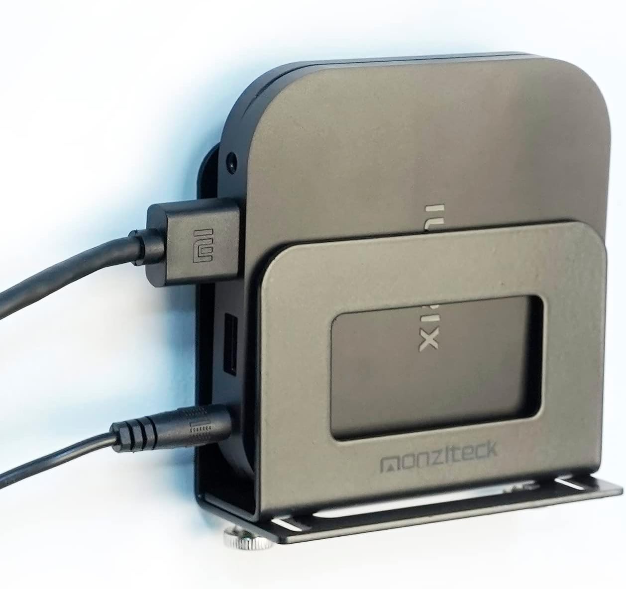 Monzlteck Adjustable Small Device Wall Mount Holder for Apple TV,ROKU,Router,Modem and Other Media Players