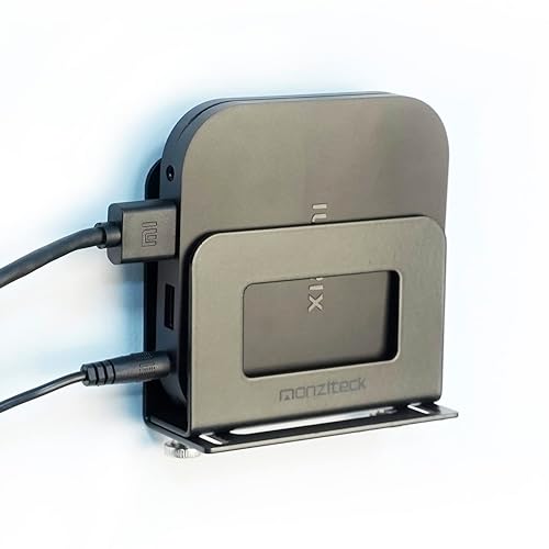 Monzlteck Adjustable Small Device Wall Mount Holder for Apple TV,ROKU,Router,Modem