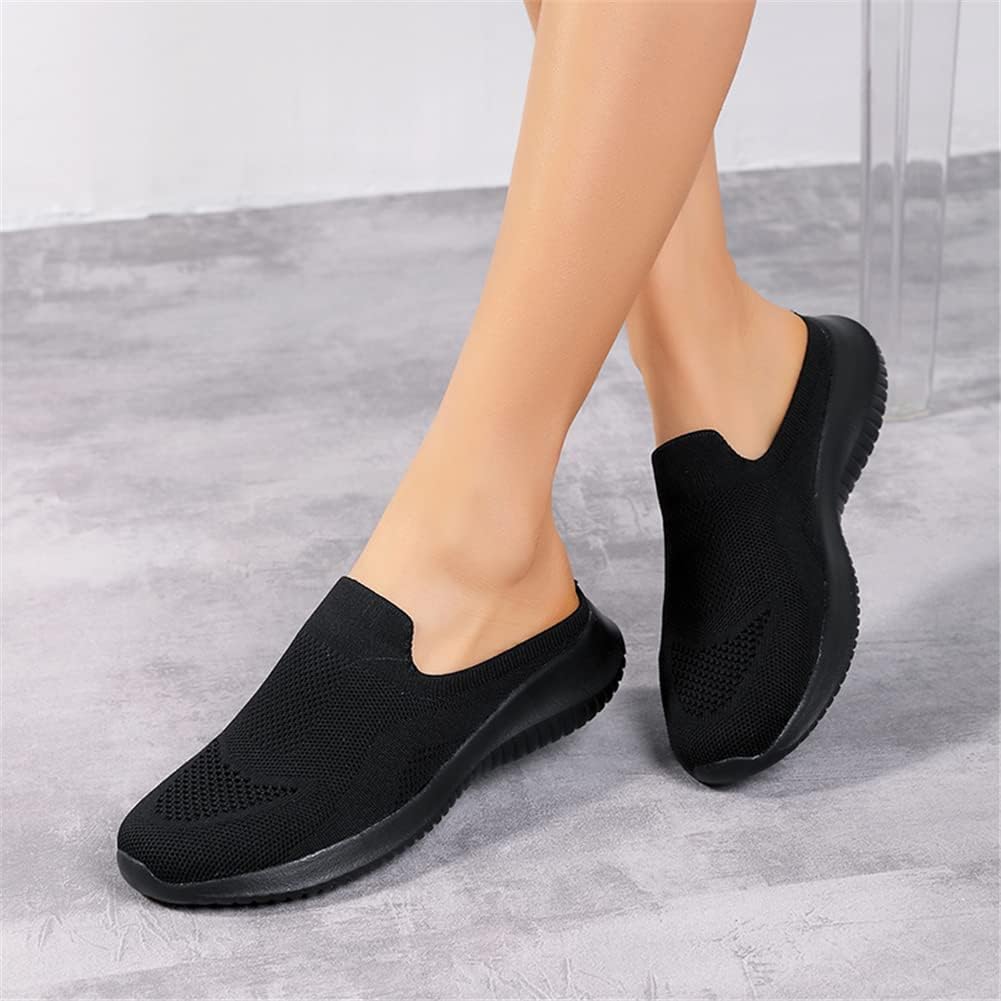 GOSPT Women's Backless Slip on Mesh Sneakers Shoes Ladies Comfortable House Slippers - Image 6
