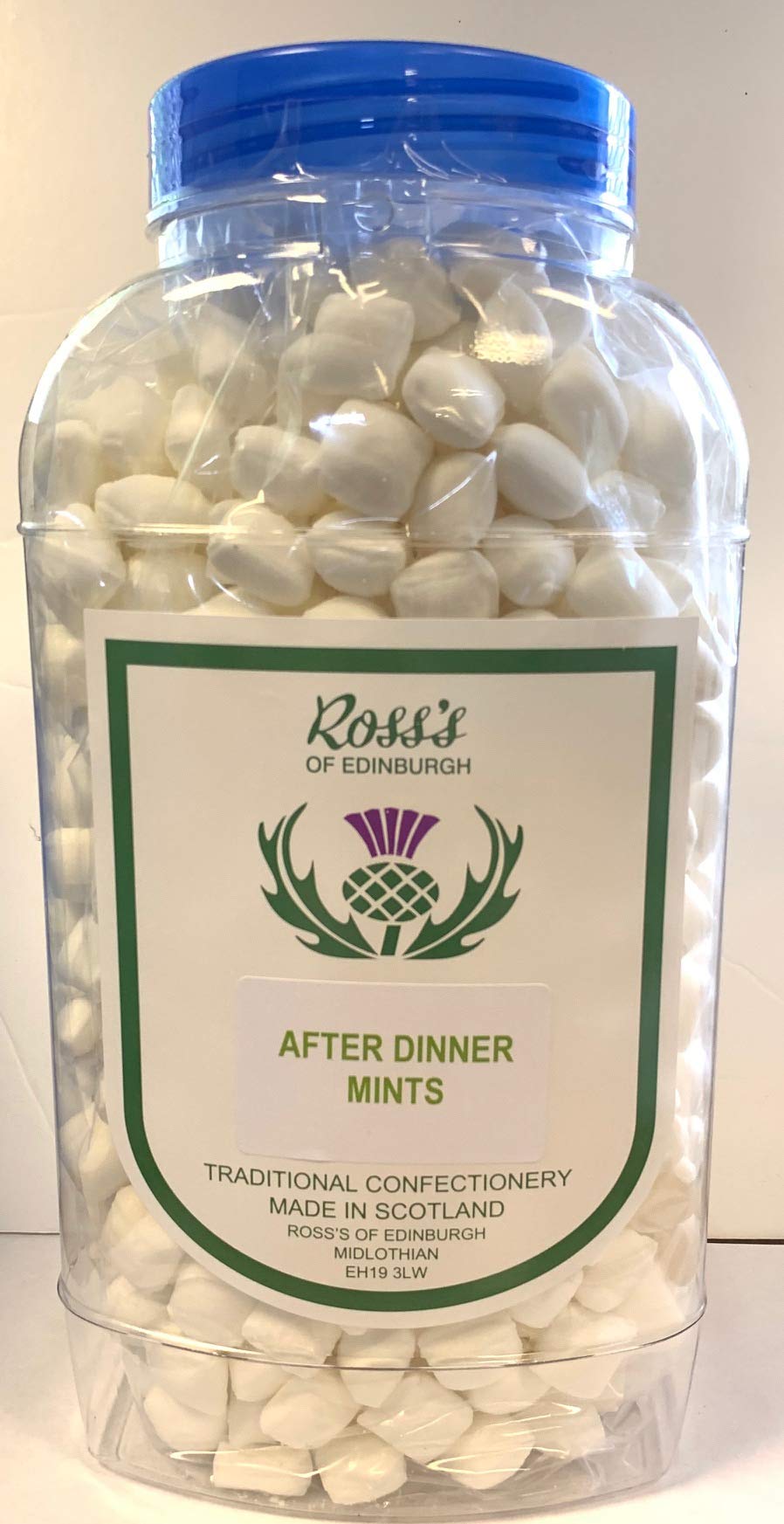 Ross's of Edinburgh After Dinner Mints Jar 2.25 kg