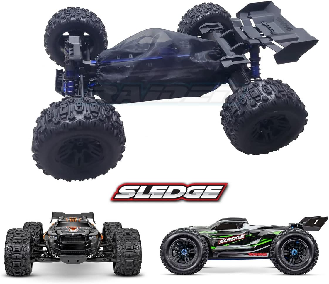 Chassis Guard Dirt Dust Resist Cover for Traxxas 1/8 Sledge Monster Truck #95076-4 - Resist Rocks Mud Sands Snow Leaves