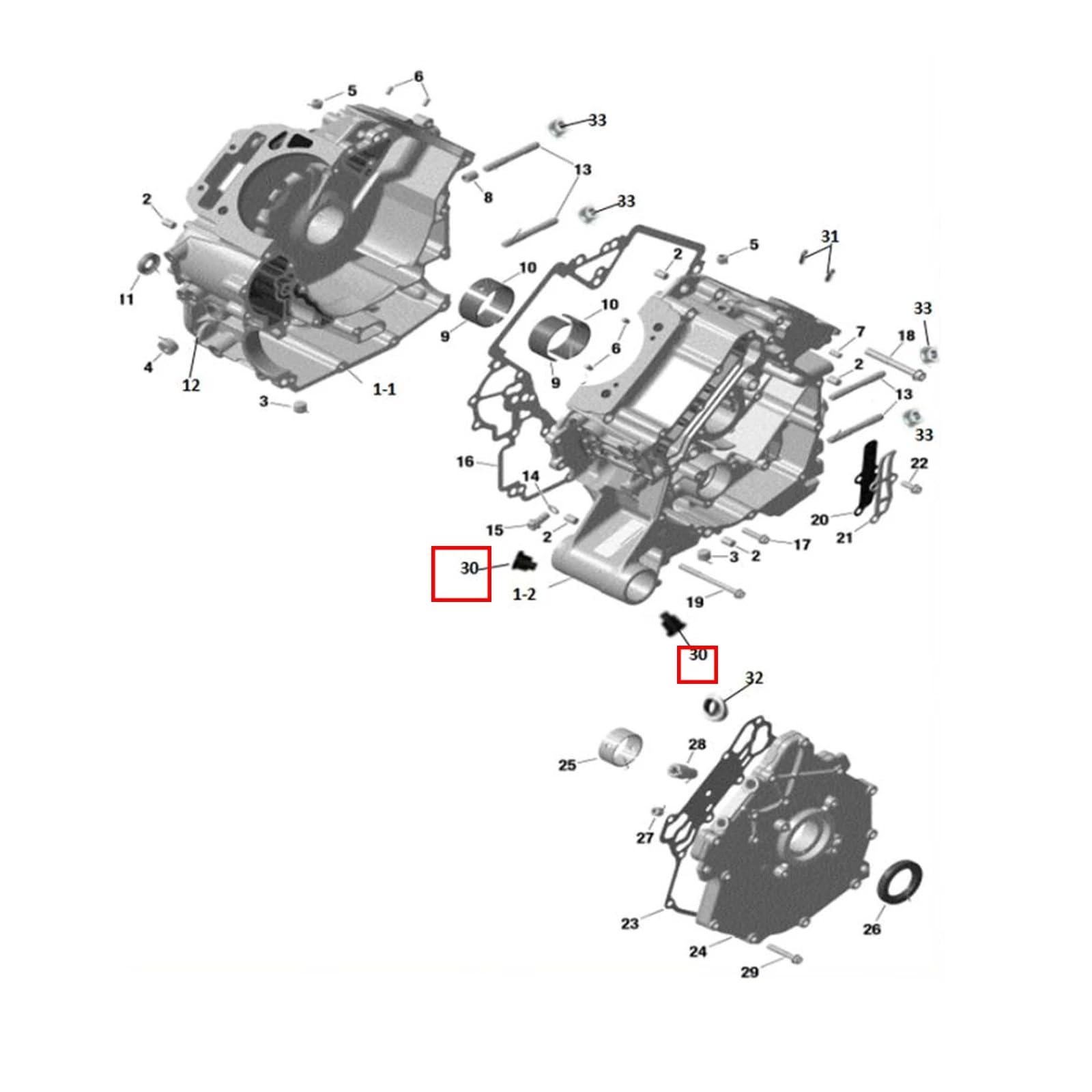 Amortiguador de Bloque de Goma, Soporte antivibración Compatible con OR G1 G2 ATV 400 450 500 570 650 800 850 1000 707001169 707000426