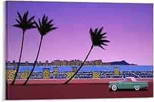 Amazon.co.jp: ​イラストレーター 永井博（Hiroshi Nagai）絵画