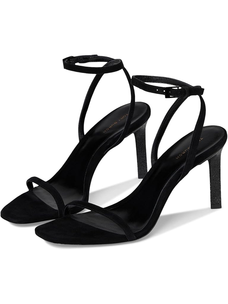 Black Tory Burch Pave Heel Sandal 90mm