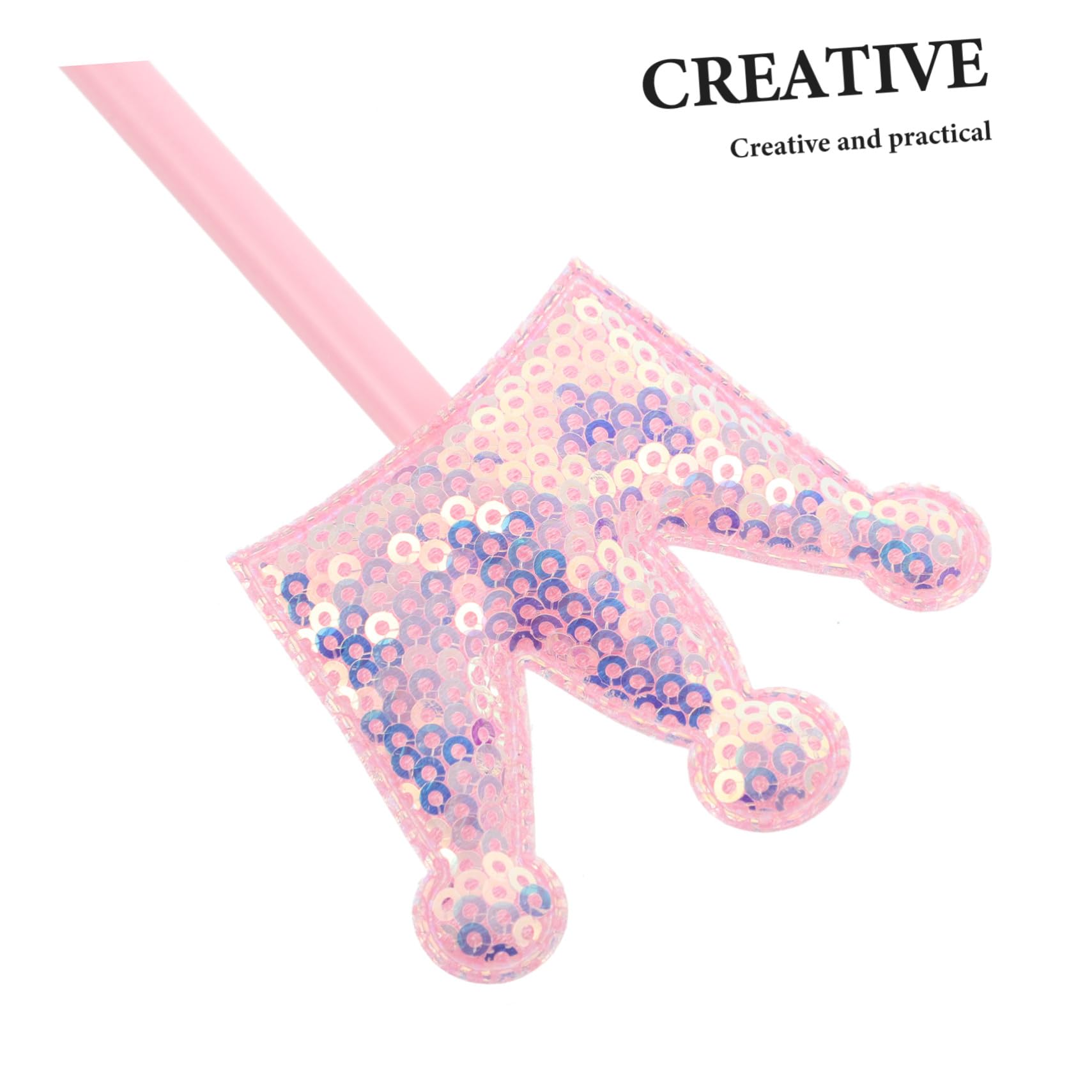 5pièces Stylos à Bille Mignons à Motifs de Couronne Roses pour Femmes et Filles pour Bureau Fête de Sorcières Cadeaux Invités
