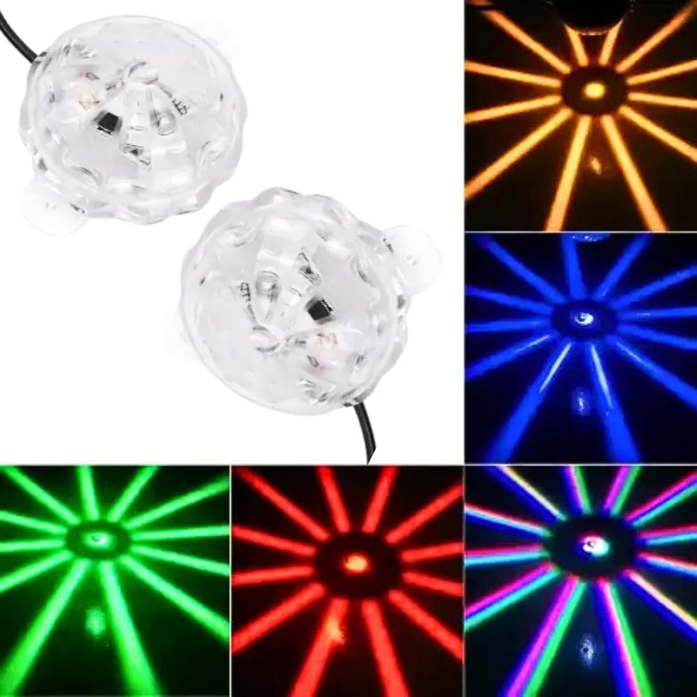 Autozap Motorcycle Star Flash Chassis Strobe Underglow Ambient RGB Dash Light Motorbike LED (12 V, 33 W) (Universal for Bike) (Pack of 2)-image-45
