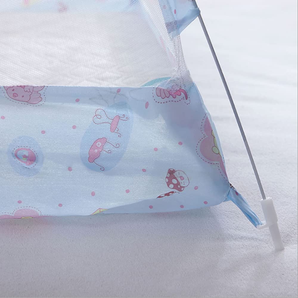 Moustiquaire Lit Bébé Berceau Universelle Insectes Protection Housse Pliable Moustiques Tente Automatique Forme de l'arc Moustiques Voyage Poussette Landau Lit Parapluie Nacelle Couffin