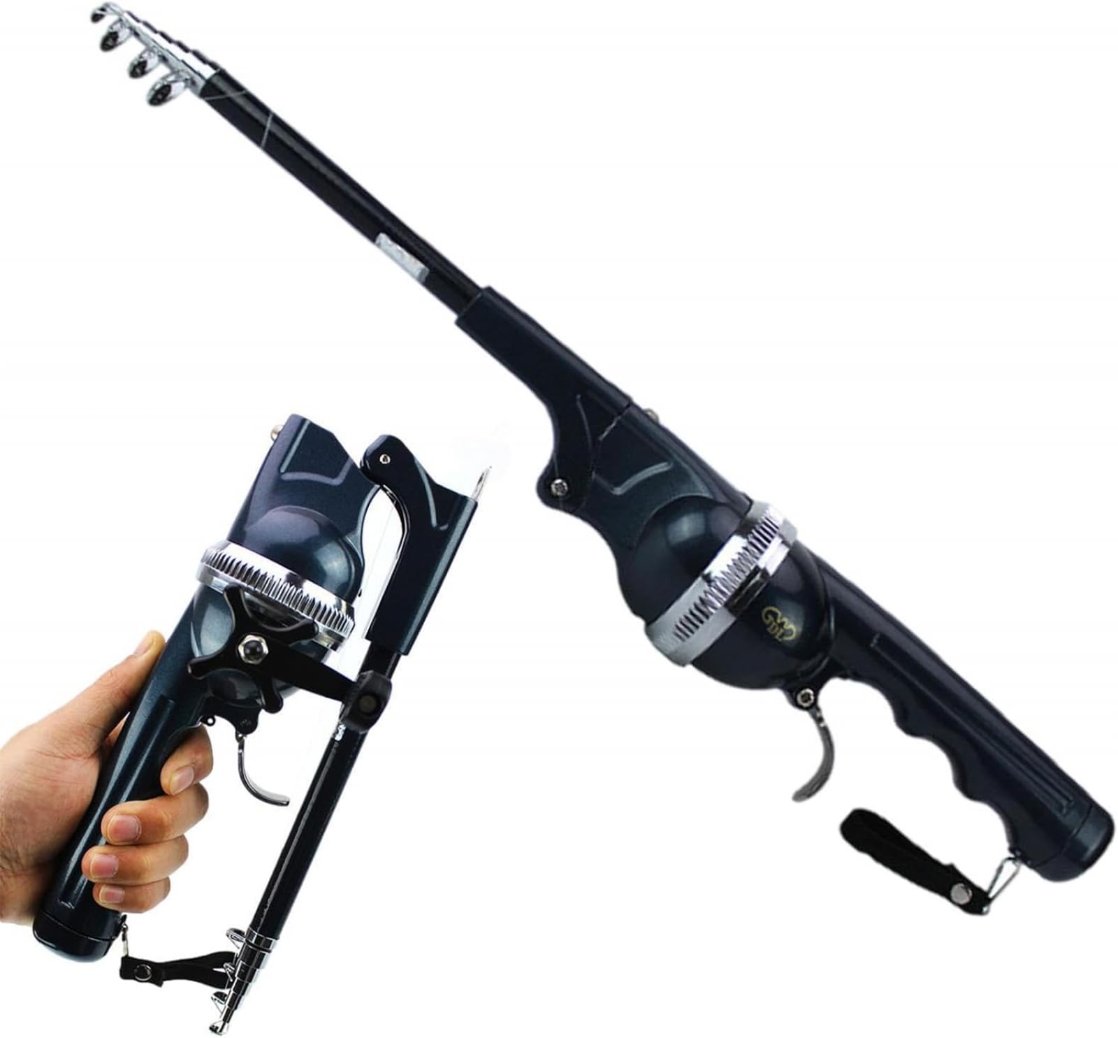 WEedsy Foldable Fishing Rod, Pocket Fisherman, Compact Fishing Rod, Instant Fisherman Fishing Pole