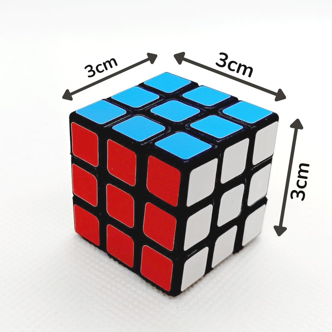 24 Mini Cubos Mágicos (3x3cm) – Detalles para Cumpleaños Niños, Relleno para Piñata Infantil, Juguetes para Regalos, Sorpresas para Bolsas de Fiesta, Recuerdos, Detallitos, Fiestas Infantiles