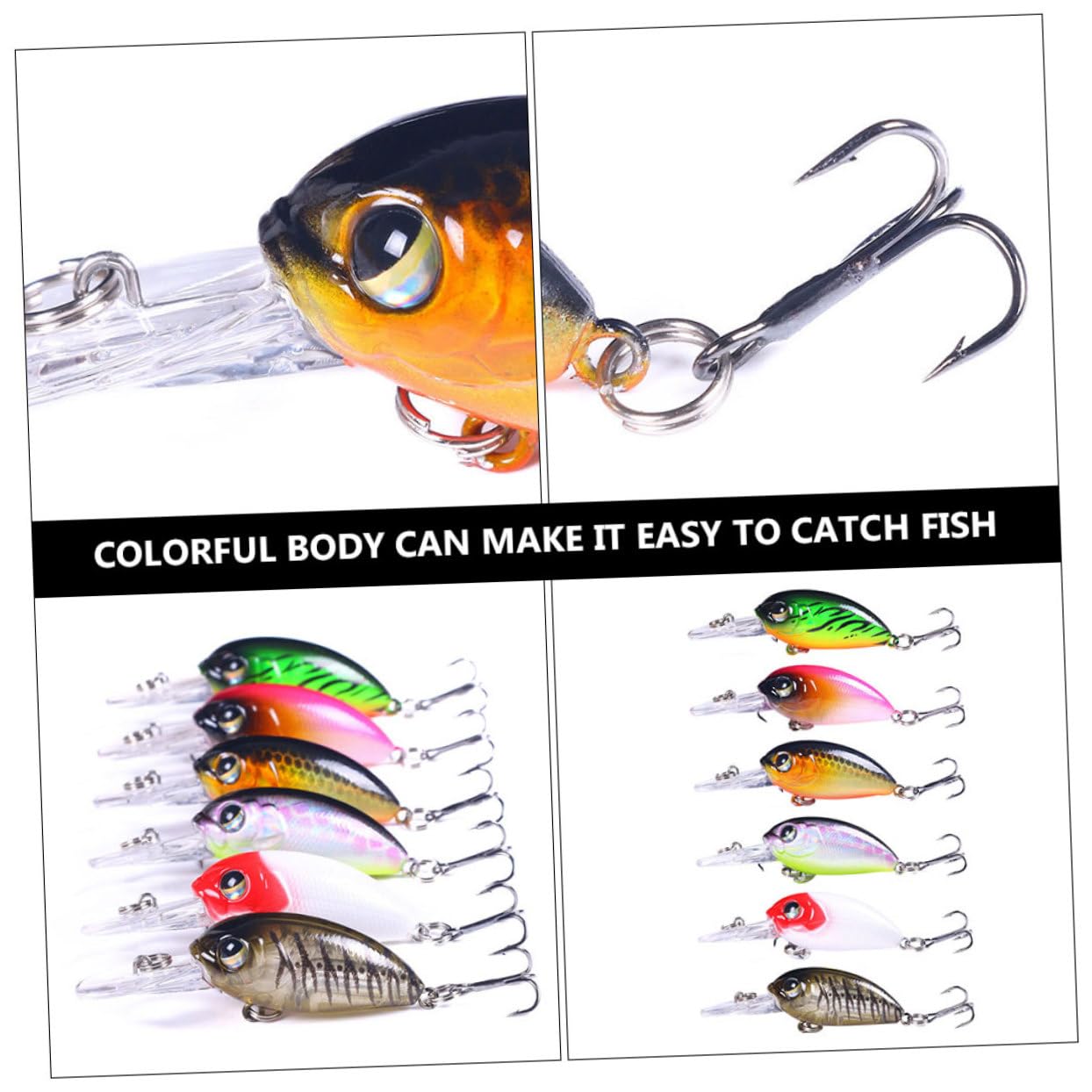 ibasenice señuelo Cebo pececillo señuelos cebos Buceo abordar Suministros de Pesca Artificial Cebo de Pesca señuelos de Pesca simulados AbS Colorful