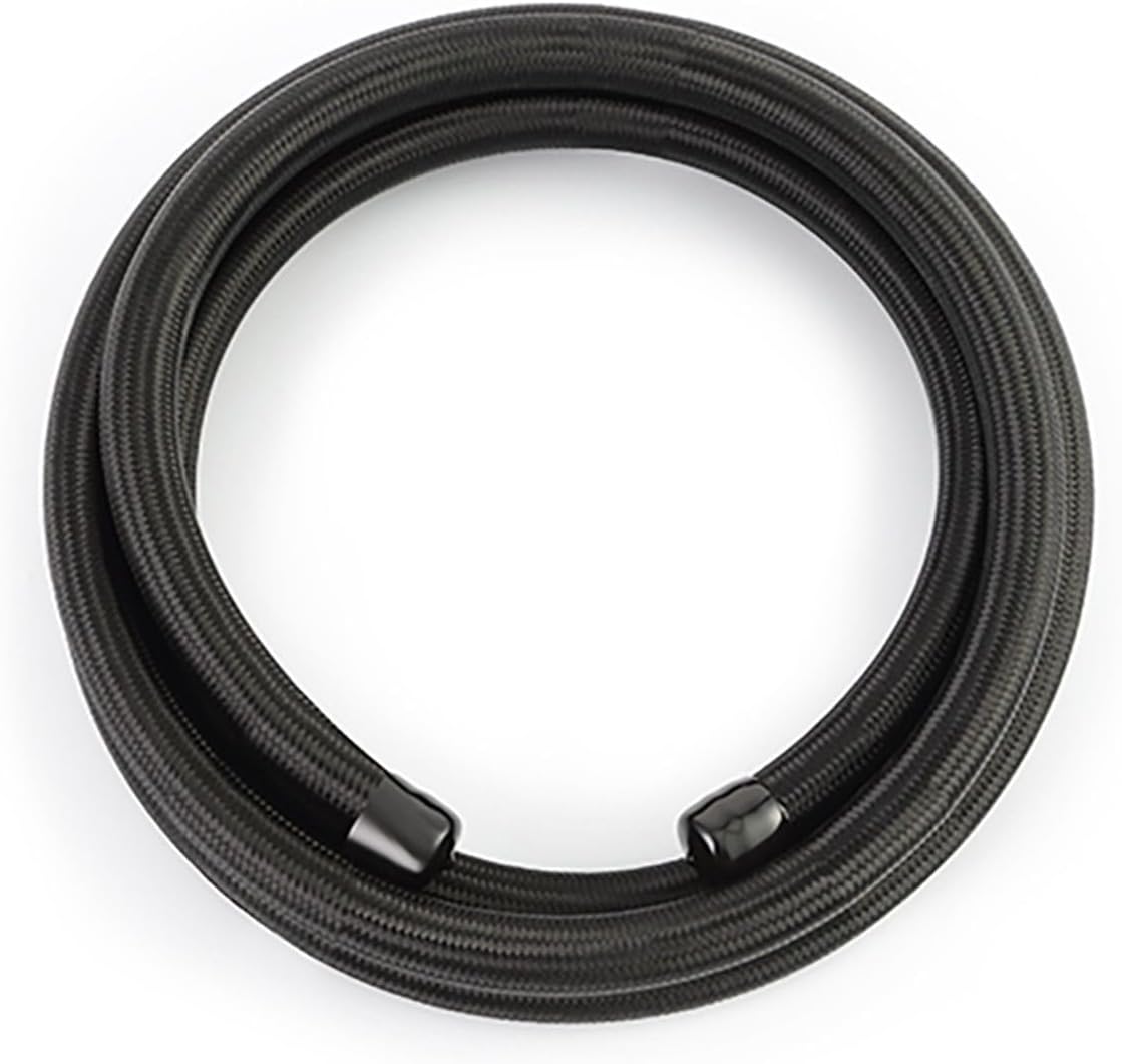 Mishimoto MMSBH-06120-CB -6AN Braided Line, 10', Black Nylon