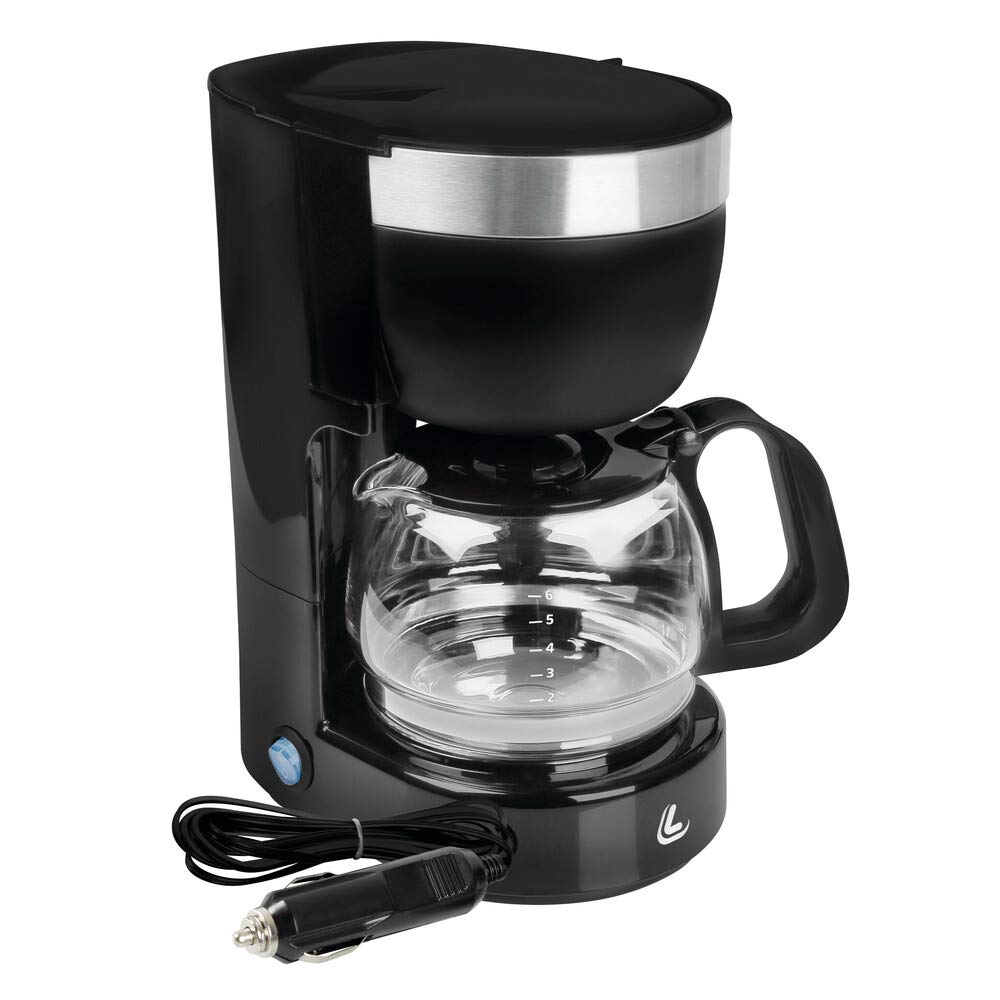 LAMPA 97132 Cafetera de camping 0.65L negro/plata