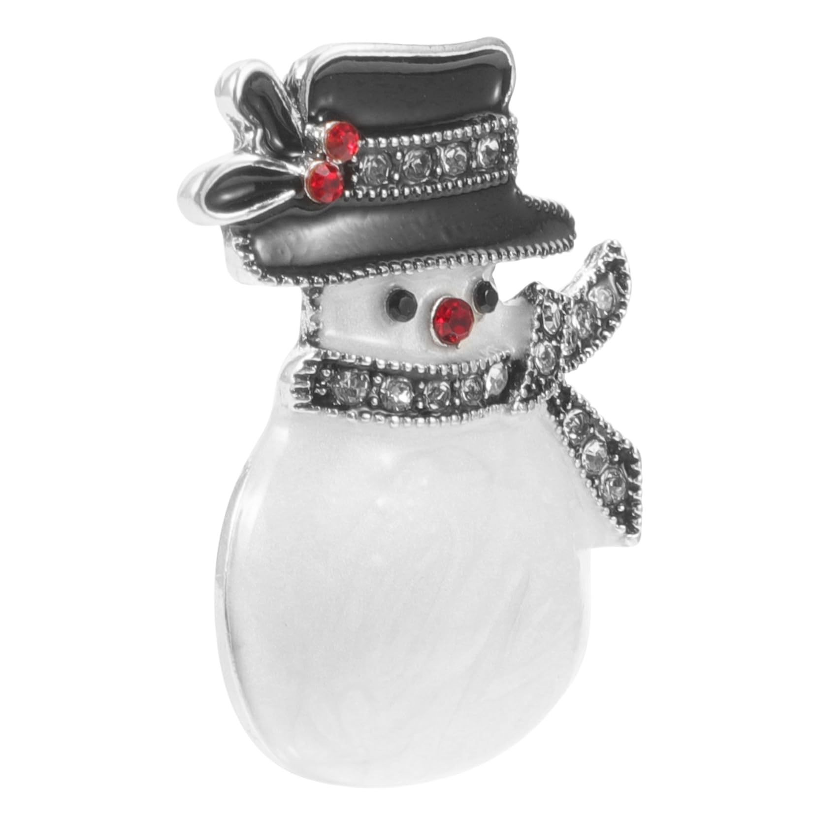 Jewelry Pin de Solapa versátil única para Mujeres de Nieve de muñeco de Nieve para Atuendo de Vacaciones Jewelry