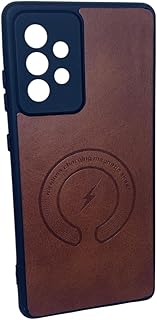 جراب متوافق مع هاتف Samsung Galaxy A52s , Samsung Galaxy A52 من الجلد بتصميم جديد و مميز و بخامة عالية الجودة مضادة للصدمات من 3mara store (بني)