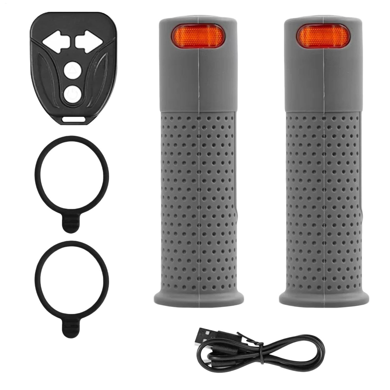 Manopole Frecce per Monopattino di Segnalazione LED Ricaricabili | Frecce A Manubrio Per Monopattino Elettrico E Bici Compatibile con mountain bike, bici da strada e uso notturno