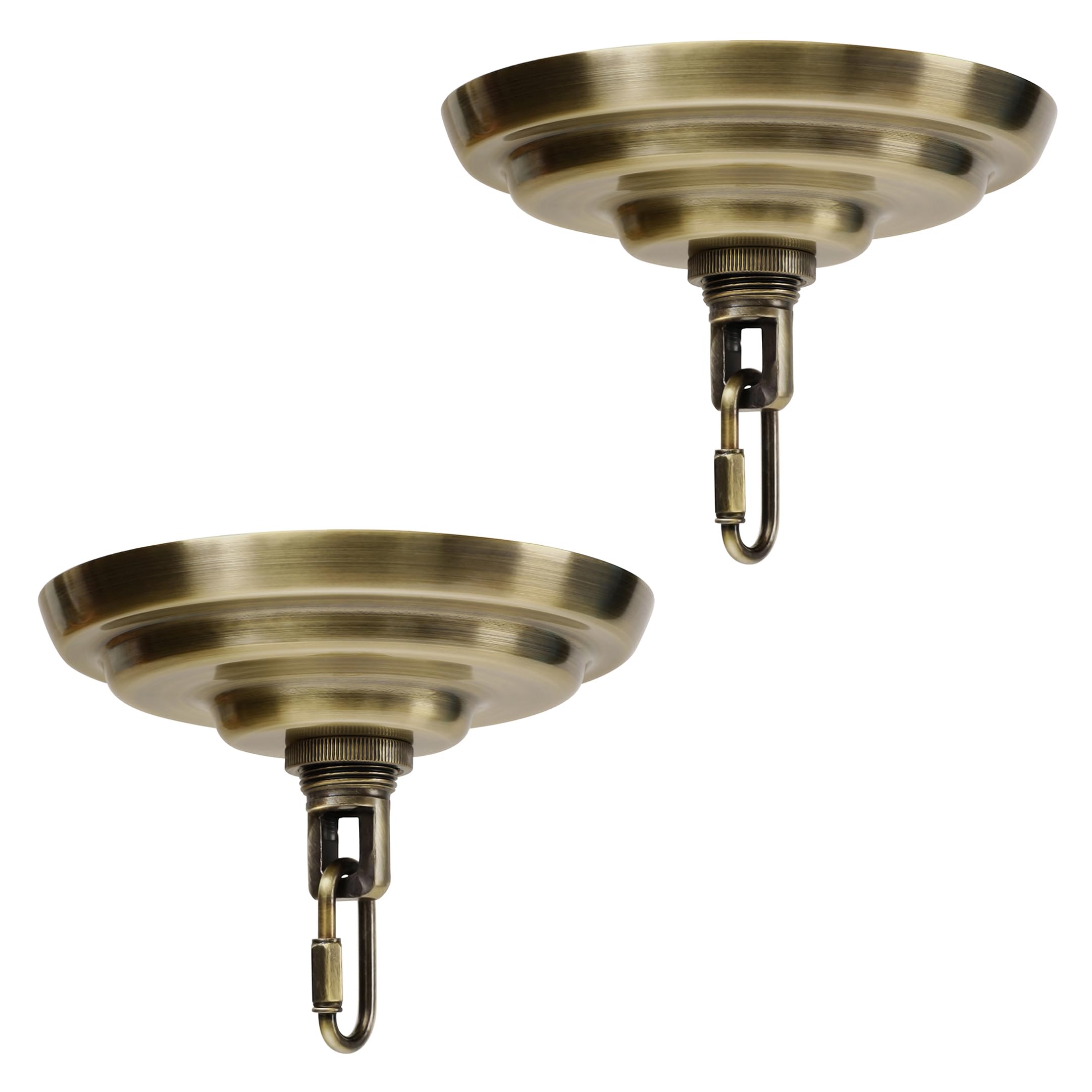 5-5/16 Inch Light Canopy Kit with 6 Feet Hanging Chain, Heavy Duty, Replacement Cover Plate for Chandelier, Pendant Light, Swag Light, Ceiling Fan, Flower Basket or DIY Projects (Chrome) — Amazon image 17