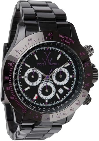 ToyWatch FL49BKVL - Orologio da polso unisex con cronografo, vari materiali  : Amazon.it: Orologi