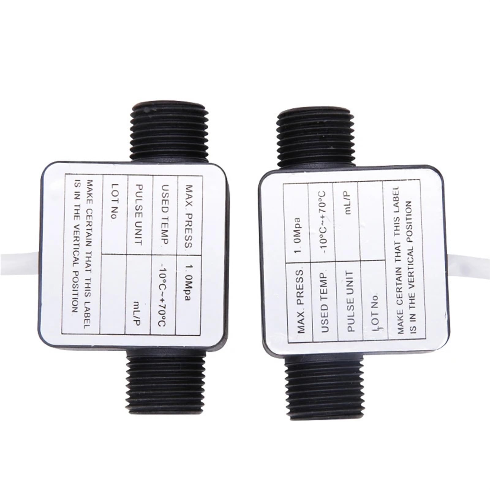 Controlador cuantitativo de caudal con Pantalla Digital DN15 y válvula solenoide con Sensor de Engranajes de 1/2". Se Utiliza for controlar y visualizar el caudal de líquidos.