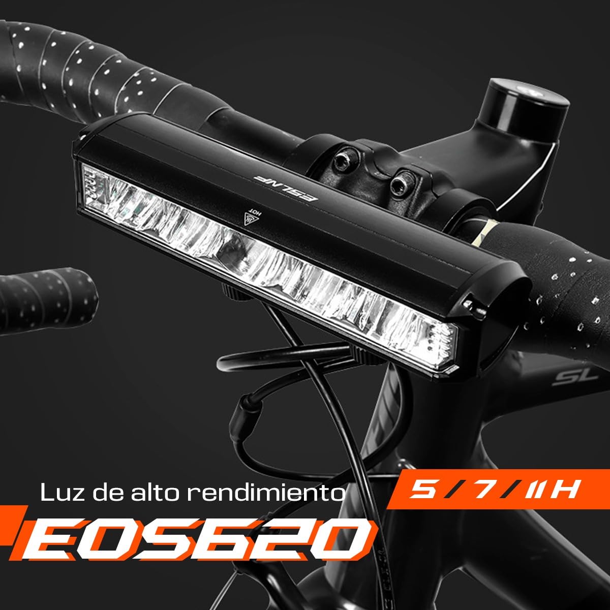Luz Bicicleta Delantera LED Potente - USB Recargable, Impermeable IPX5, Aluminio Ultraligero - 3 Modos de Iluminación, Fácil Instalación para MTB y Ciclismo Urbano