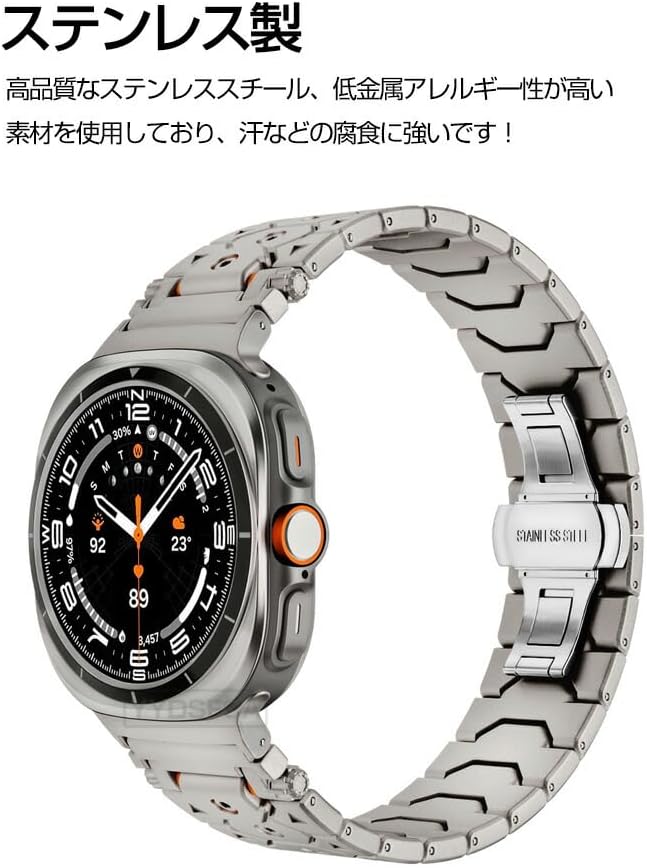 [YYDSFCA] ギャラクシー Watch 8 Classic Ultra 2025用腕時計バンド おしゃれ 交換バンド 交換簡単