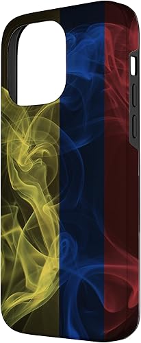 Vista 56 de Funda para iPhone 12 Pro Max Smoky Colombia Bandera - Estilo Humo Colombiano Orgullo