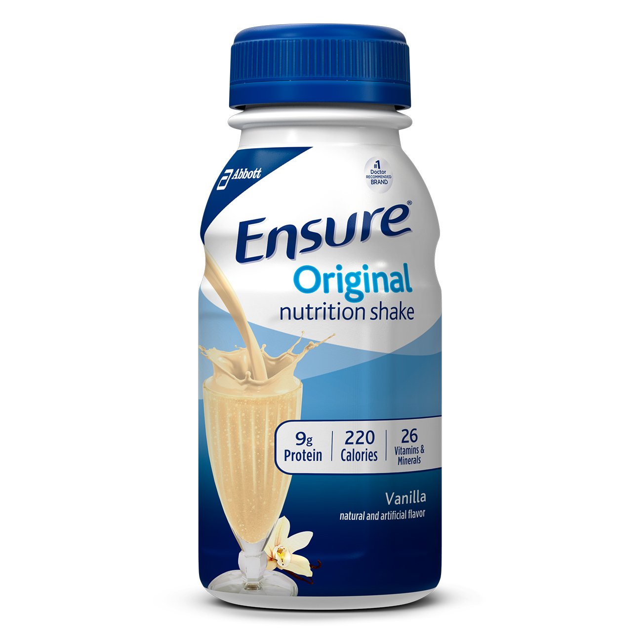 Ensure Regular Nutrition Shake, Vanilla, 8-Ounce, 16 Count