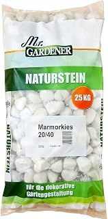 25 Kg Mr. GARDENER Marmor-Kies 20/40