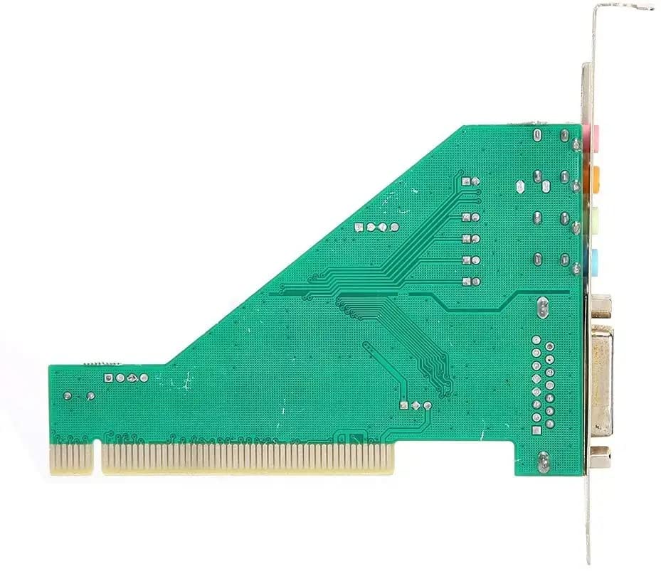 XIKKART PCI-E PCI Express 5.1 Channel 3D Audio Stereo Internal PCI 4 Channels Digital Sound Card 5.1 Solid Capacitors CMI8738 Chipset Expansion... - Image 5