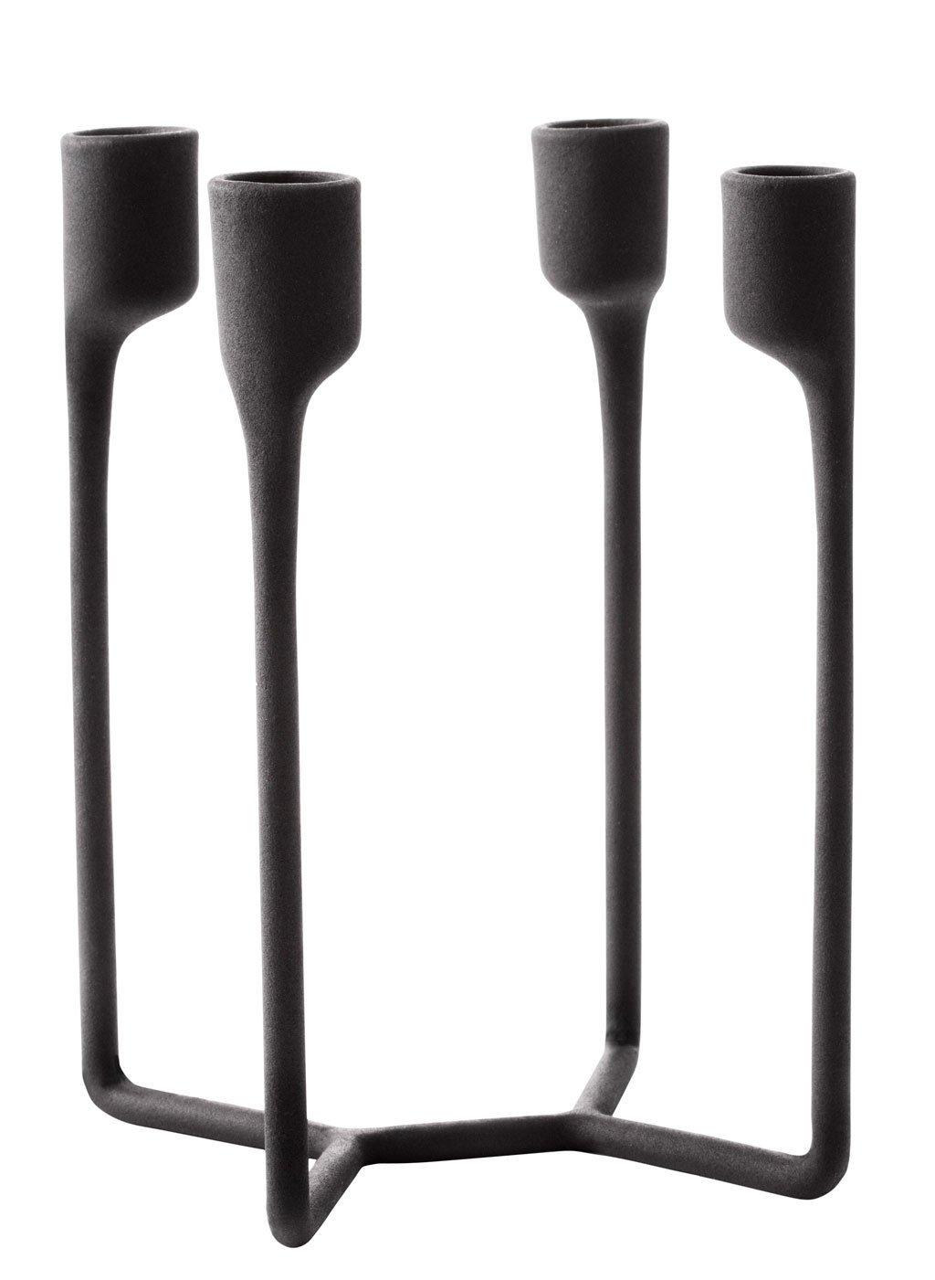 Normann Copenhagen Kerzenständer, Schwarz, 20,4 x 14 x 13 cm