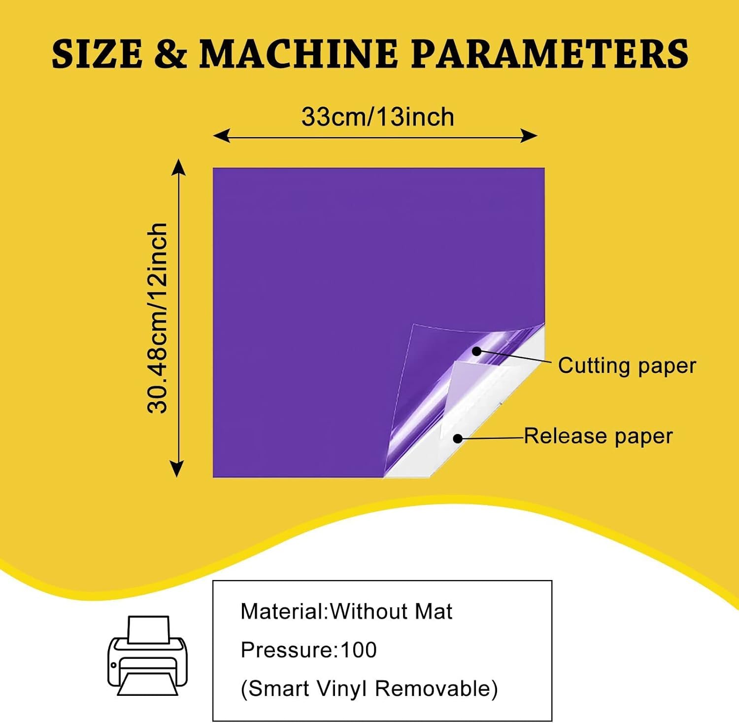 UCEC 52Pack Removable Vinyl Sheets Compatible with Cricut Maker 4/Maker 3/Explore 3/Explore 4, 22 Color Permanent Vinyl 13"x12" Self Adhesive Vinyls Sheets for DIY Projects Scrapbooking Cup Decoration