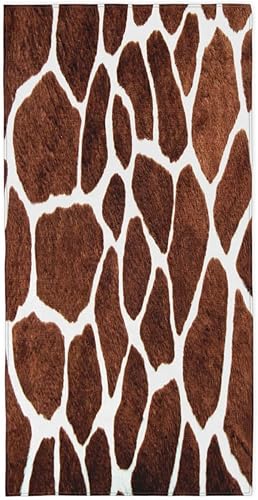 Miniatura 8 de Toalla de baño para niños, piscina, playa, 30 x 60 pulgadas, estampado de jirafa, toalla de playa de microfibra de secado rápido, ligera, sin arena,