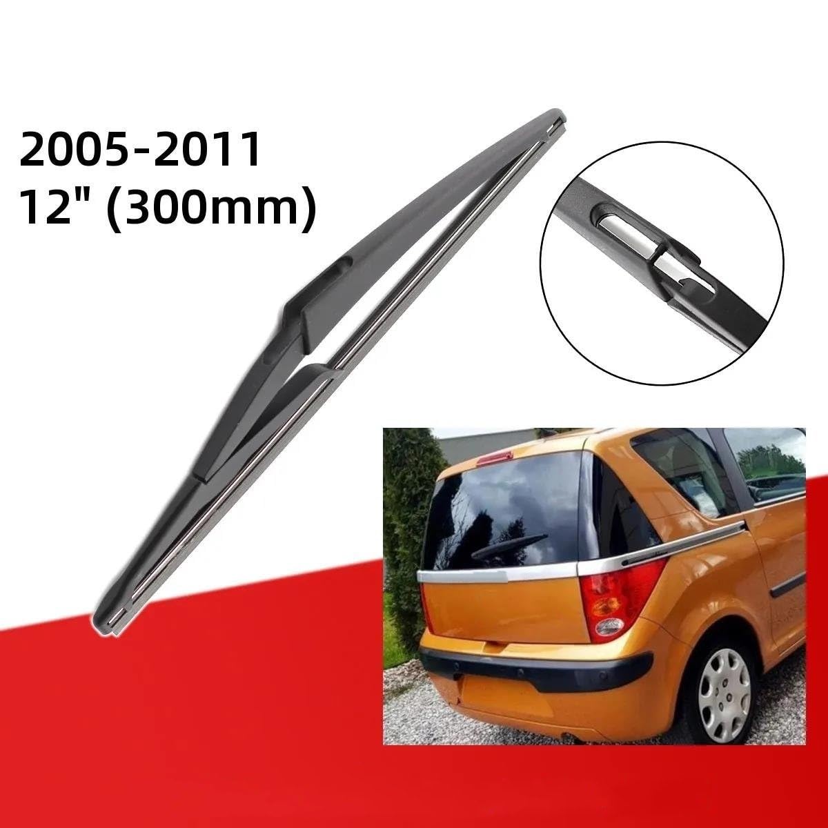 Escobilla limpiaparabrisas Para Peugeot 1007 2005 2006 2007 2008 2009 2010 2011 Escobillas de limpiaparabrisas delanteras y traseras con gancho en J